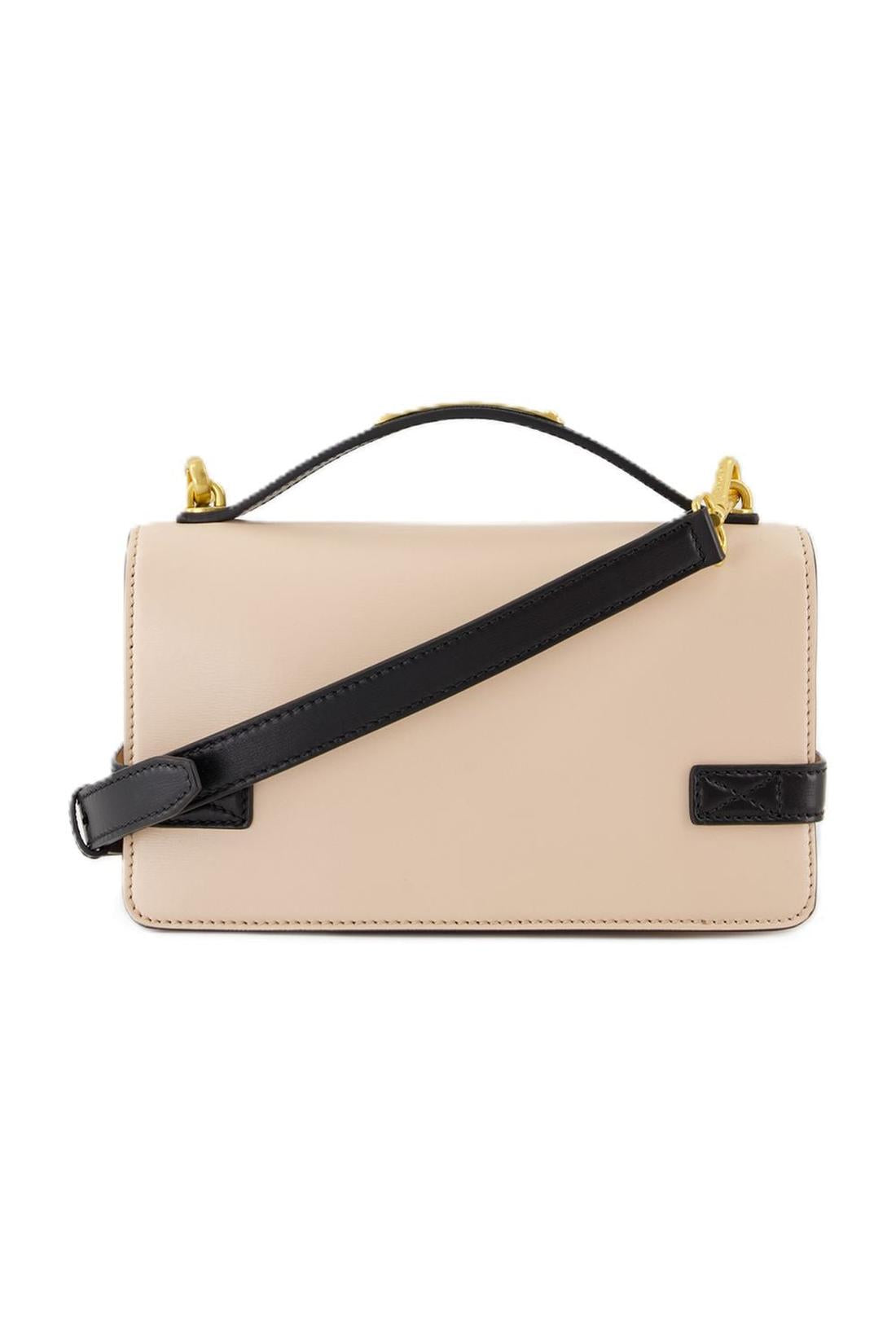 B-Buzz 24 Schultertasche - Balmain - Leder - Neutral/Schwarz