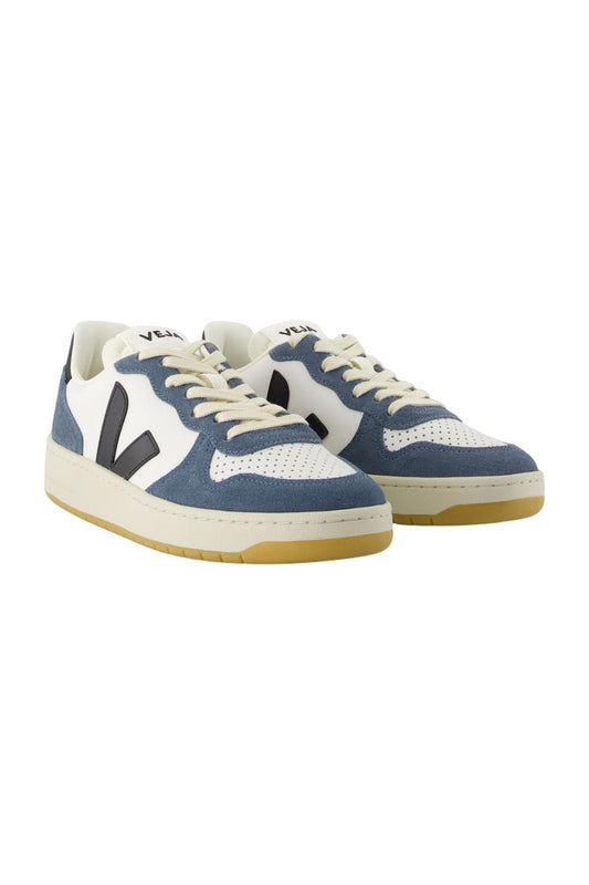 Sneakers V-10 - Veja - Leder - Weiß