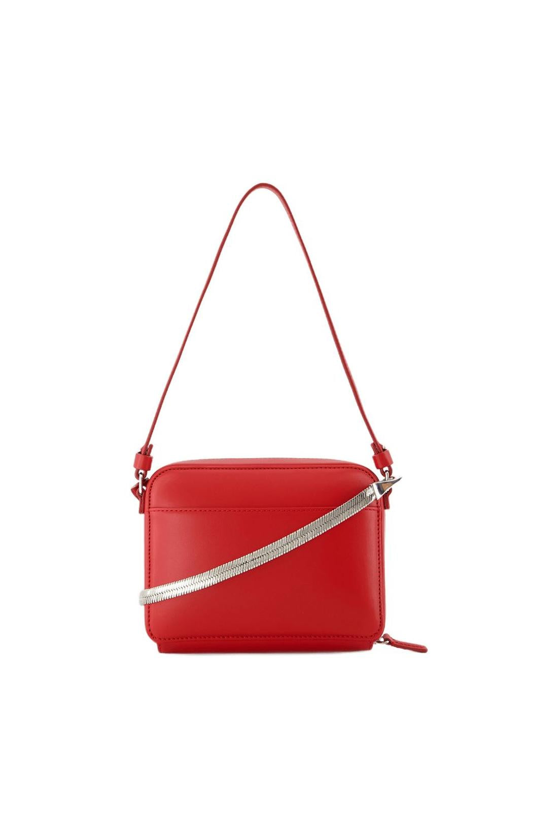 Cloud Chained Handtasche - Courreges - Leder - Rot