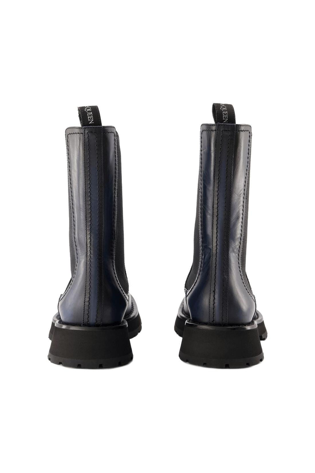 Chelsea Boots - Alexander McQueen - Leder - Anthrazit