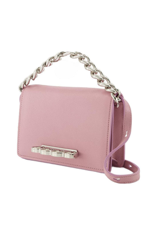 Four Ring Mini Bag - Alexander Mcqueen - Pink Antique - Leather