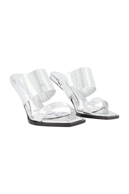Sandalen - Alexander Mcqueen - Leder - Silber