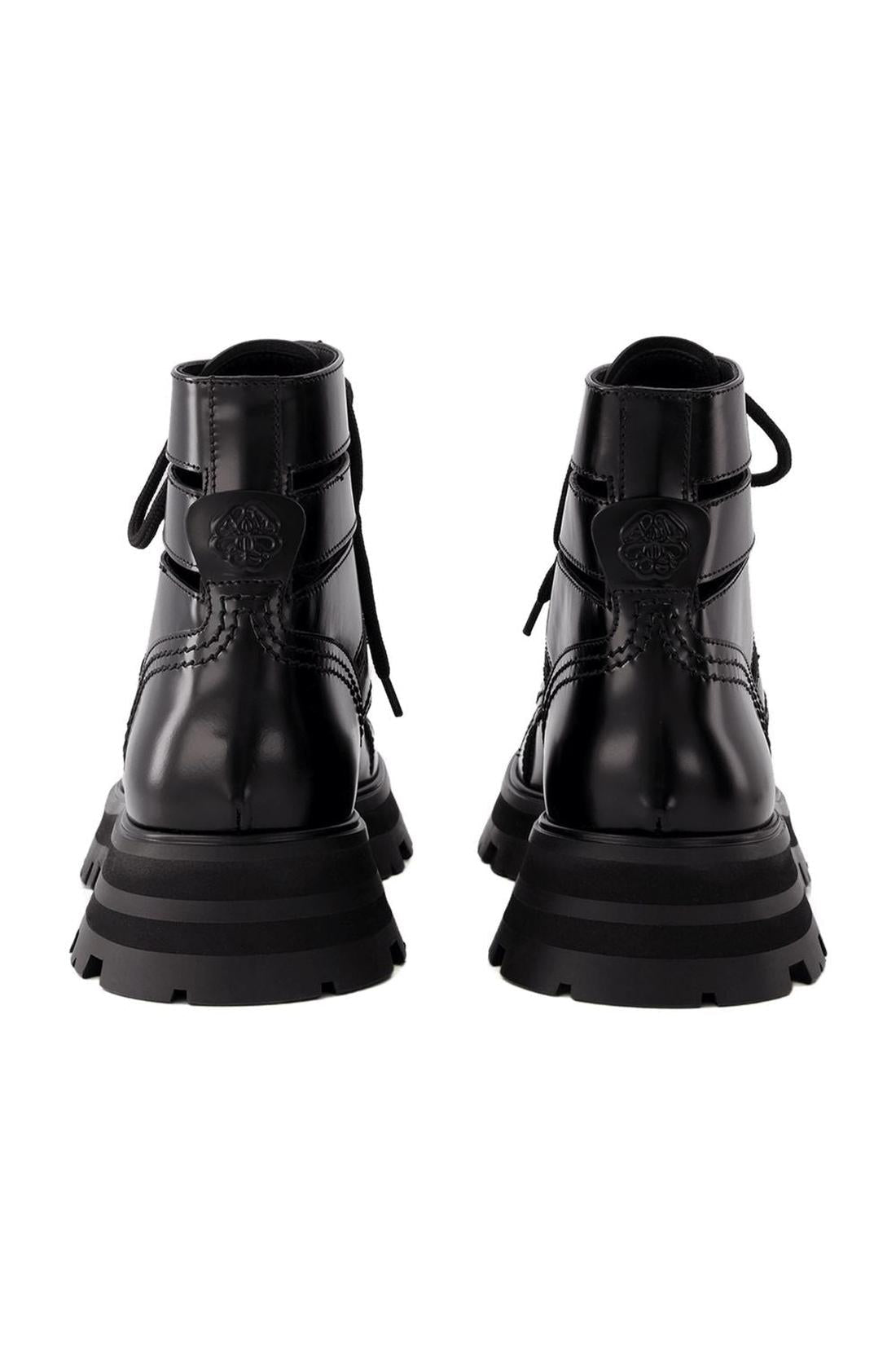 Wander Stiefeletten - Alexander Mcqueen - Leder - Schwarz