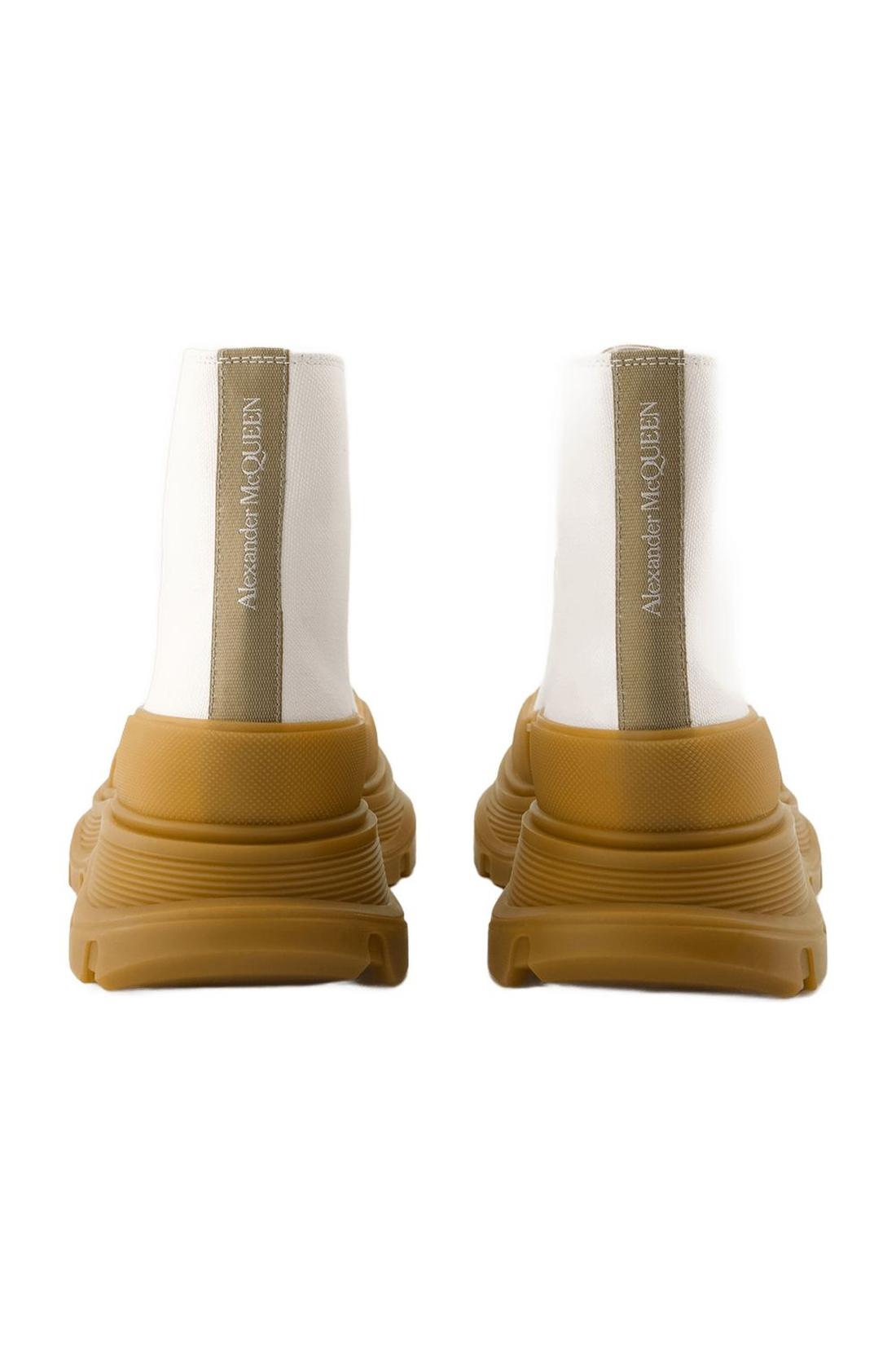 Tread Stiefeletten - Alexander McQueen - Leder - Beige