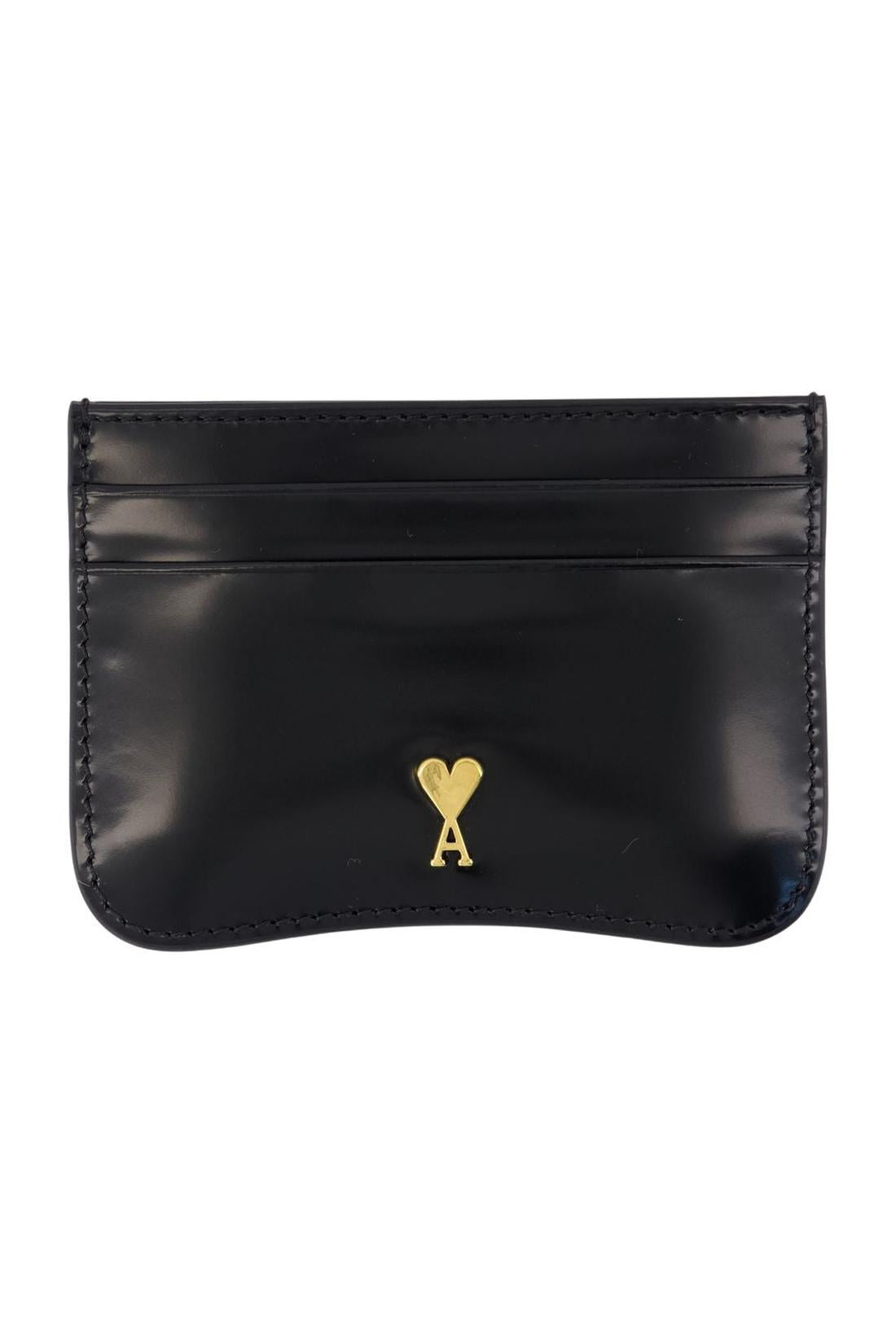 Kartenhalter Paris Paris - AMI Paris - Leder - Schwarz