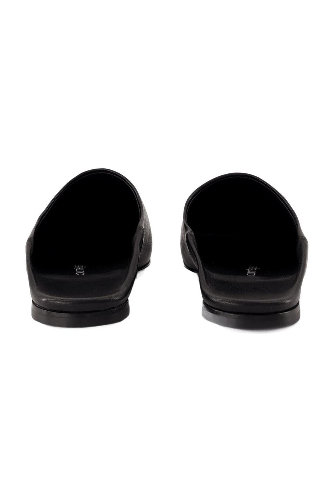 Heritage Shadow Pantoletten - Courreges - Leder - Schwarz