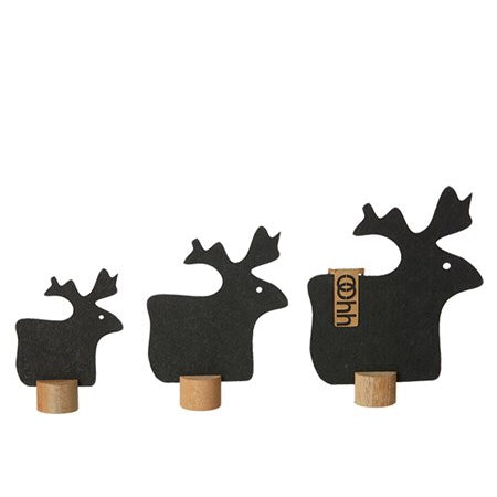 Filz Rentiere 3er Set, in 3 Farben