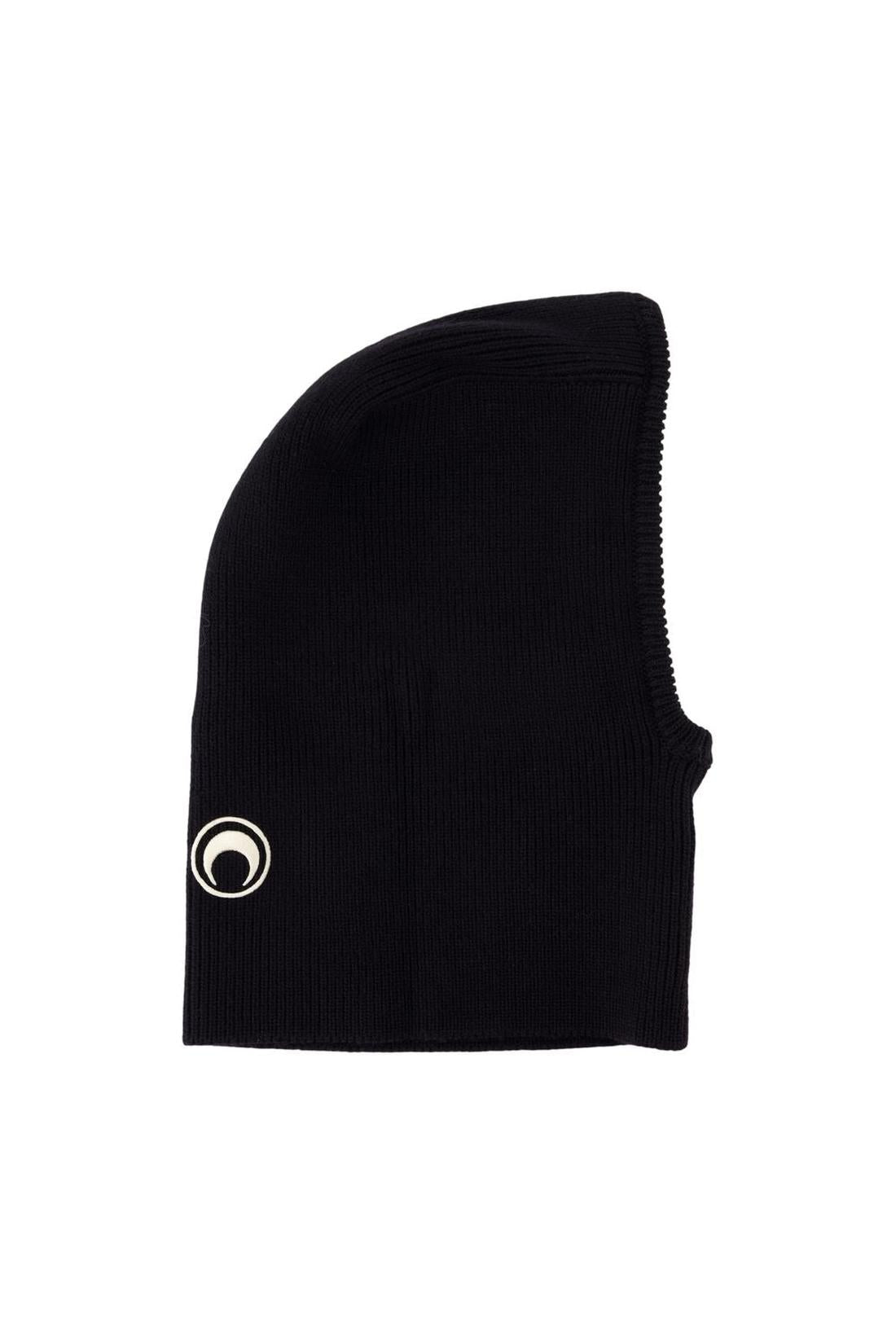 Kapuze - Marine Serre - Wolle - Schwarz