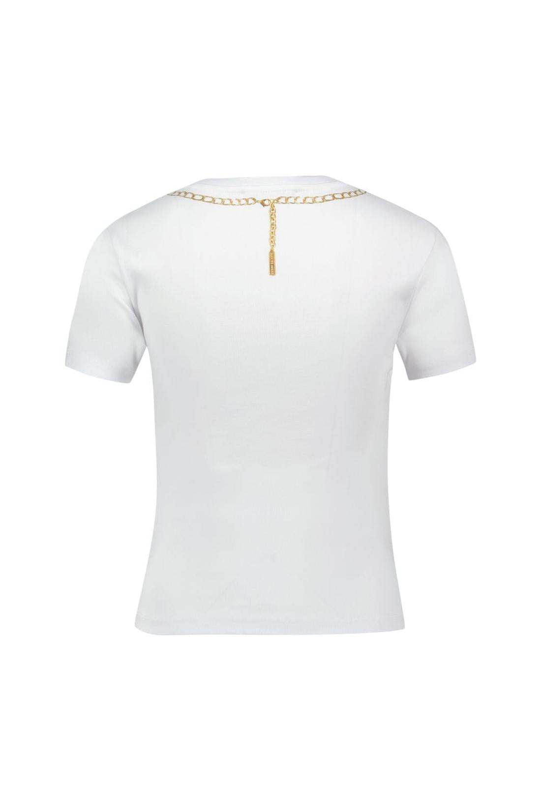 Trompe L'oeil Jewelry T-Shirt - Marine Serre - Baumwolle - Weiß