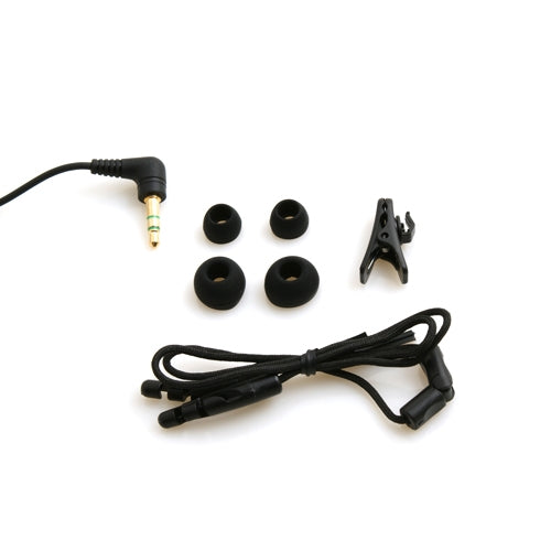 Inear In-Ear earphones headphones + 3 extra different sized ear cup pairs