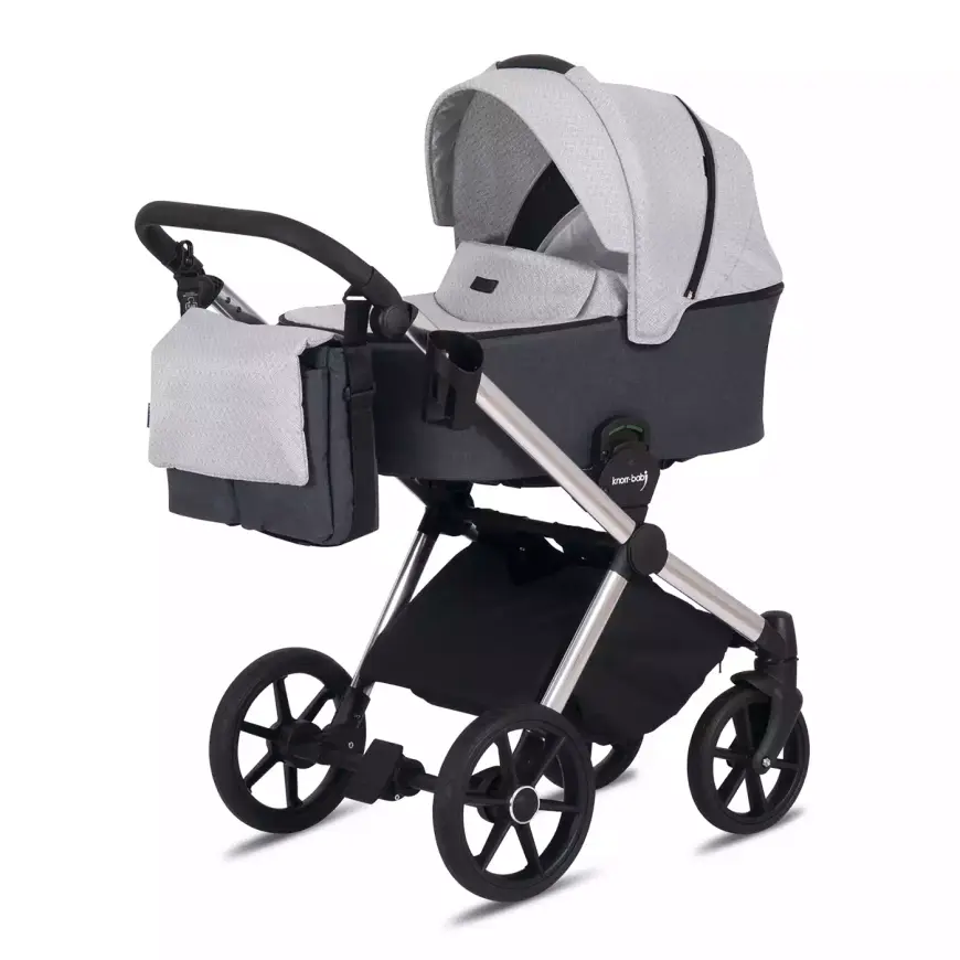 B-grade Knorr-baby Life + 2.0 Silver Edition Anthracite Combination Stroller