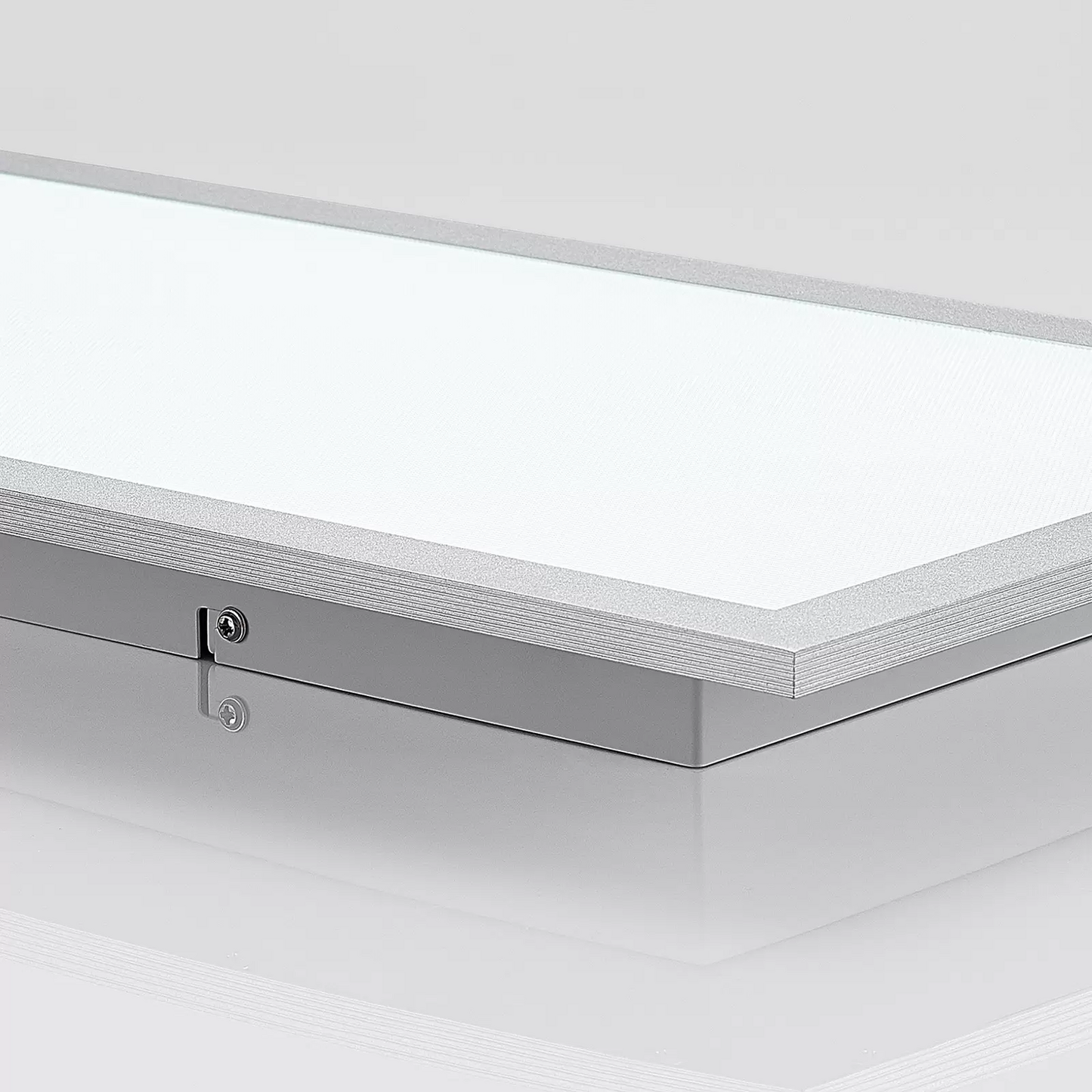 B-Ware Arcchio Led Panel Lyndra, 80 Cm Silber Alu Dimmbar Cct Deckenlampe Lampe Leuchte