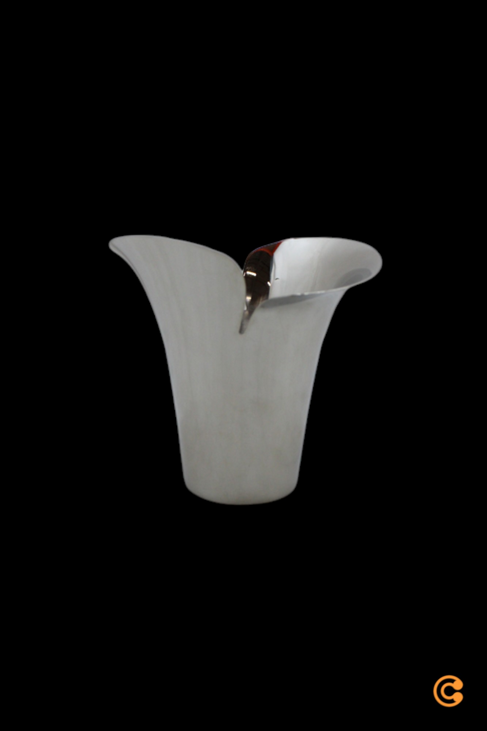 B-flokks Georg Jensen Bloom Botanica blómapottur, plöntupottur, skrautpottur, ø 120 mm, silfur