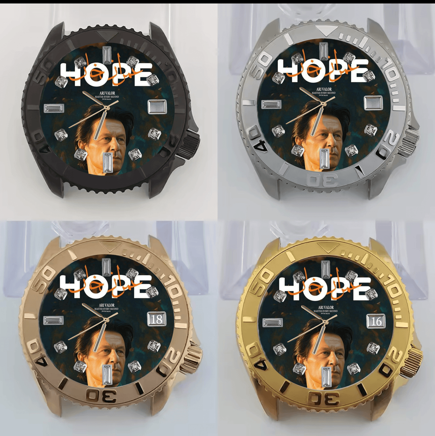 watches stainless steel rubber straps