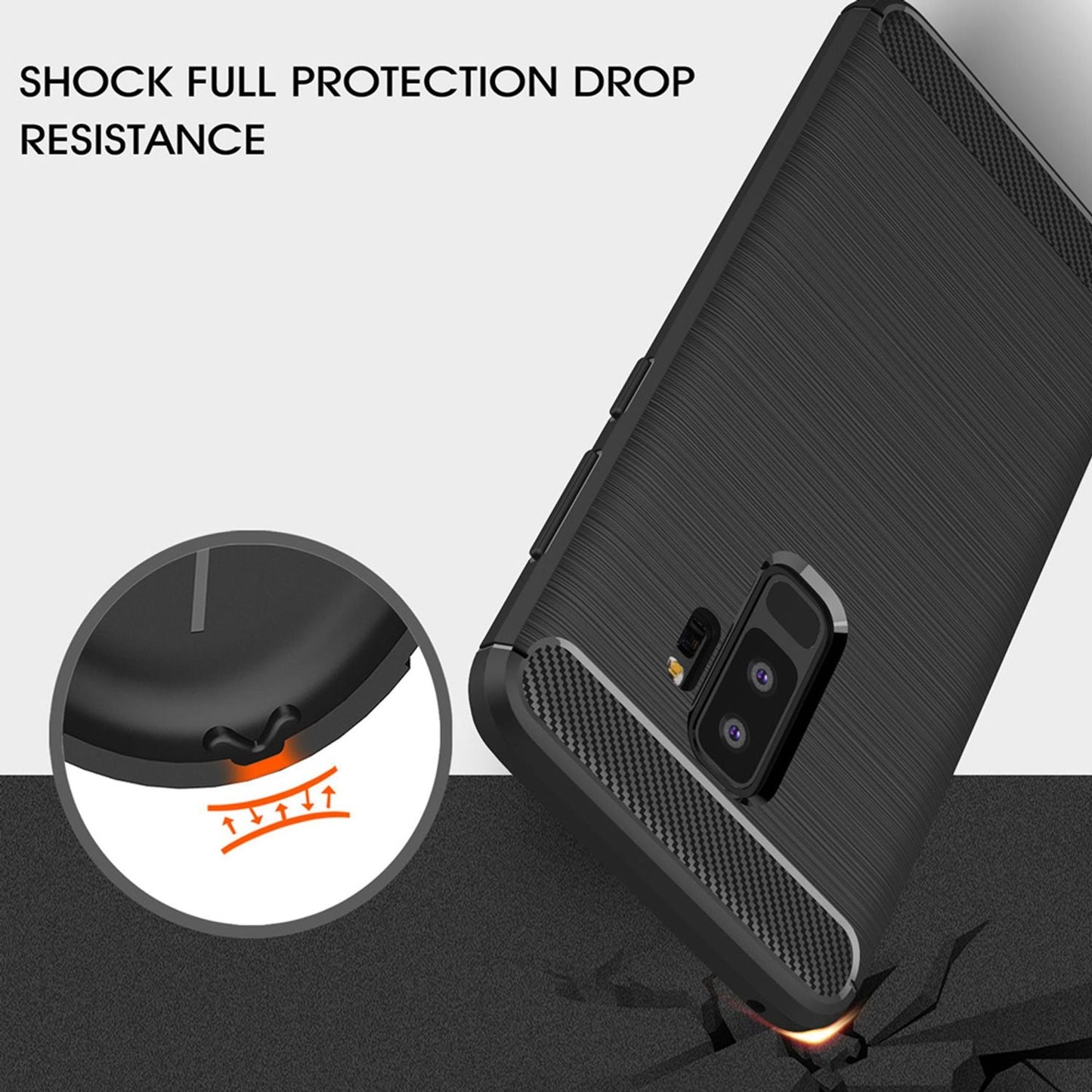 Samsung Galaxy S9 Plus Handy Hülle von NALIA, Ultra Slim Silikon Case Cover Etui