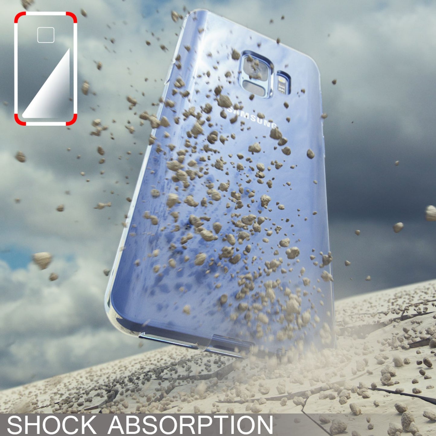 Samsung Galaxy S9 hulstur frá NALIA, þunnt hlífðarhulstur fyrir sílikon