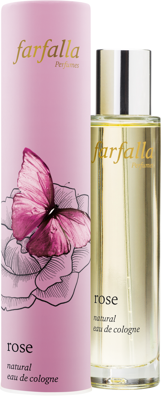 Rose, Natural Eau de Cologne, farfalla