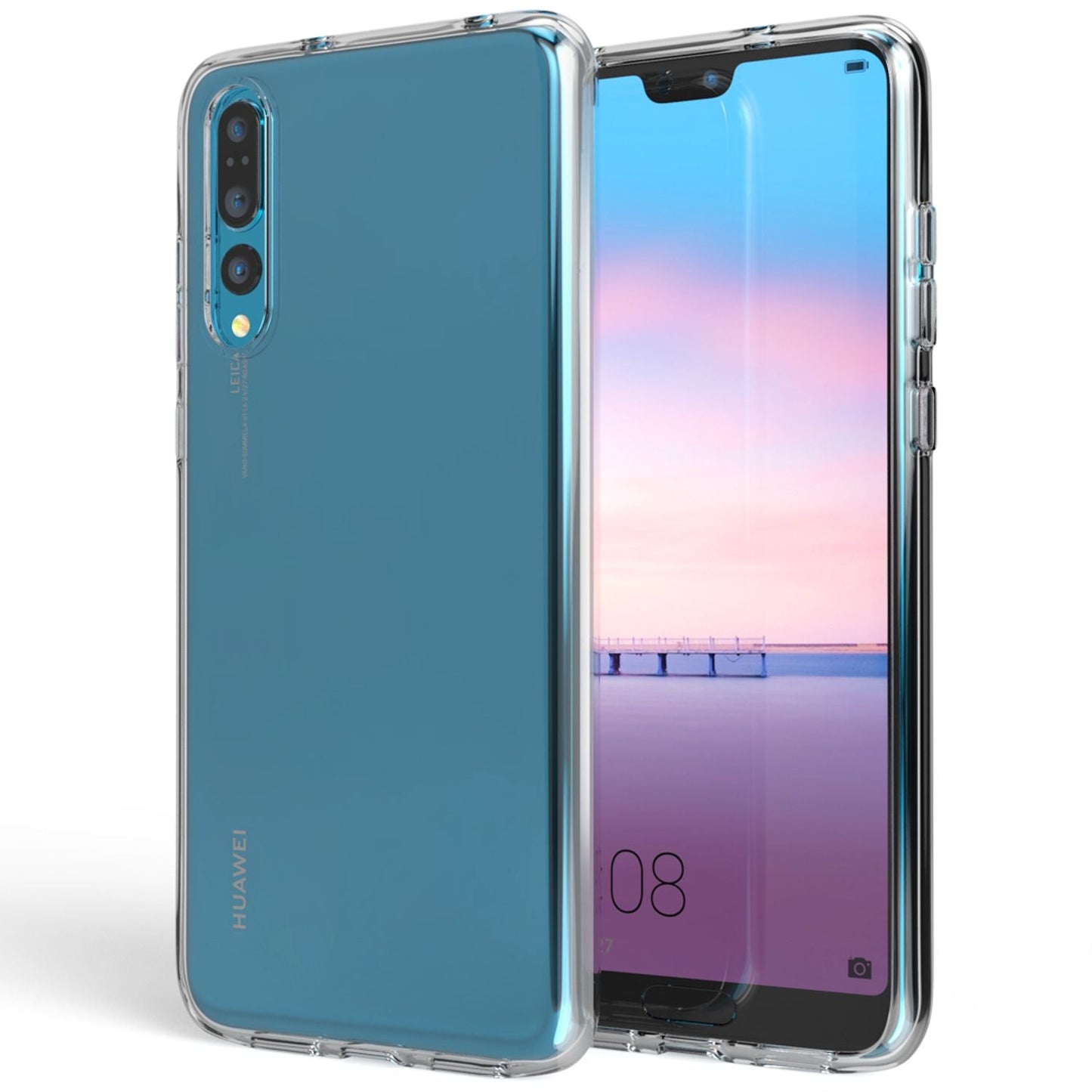 NALIA Handyhülle für Huawei P20 Pro Hülle, Durchsichtige Silikon Schutzhülle