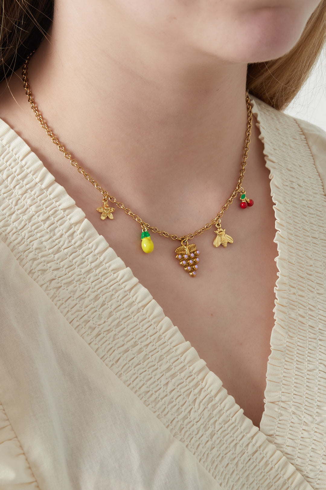 Fruchtige Charms Halskette