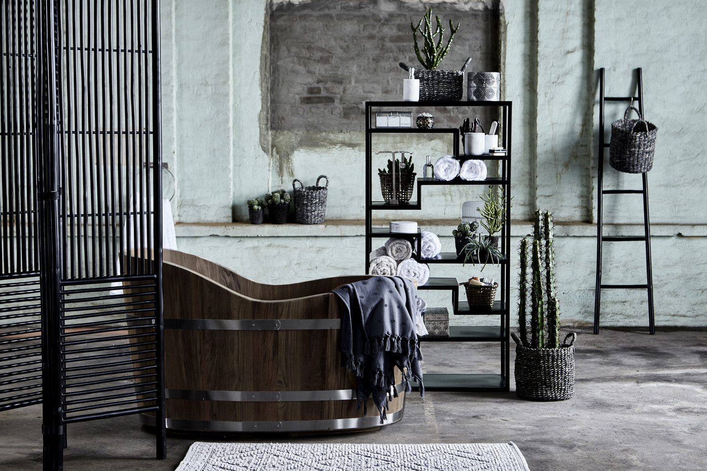 Eisenregal Depot, schwarz