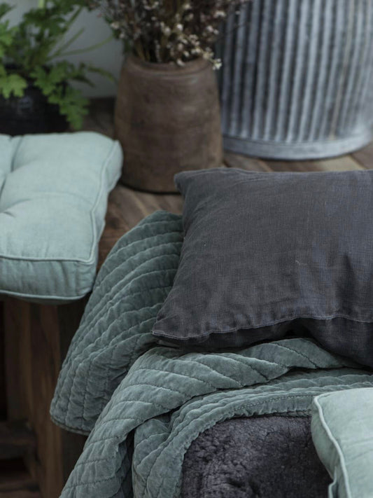 Decorative cushion anthracite 50x50cm