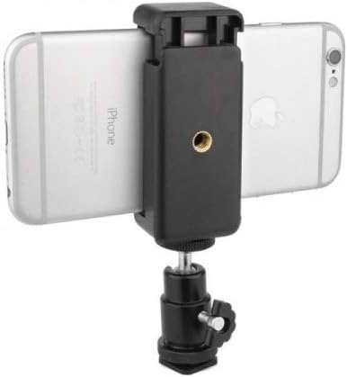 SYSTEM-S camera mount with 360° joint in black for smartphone