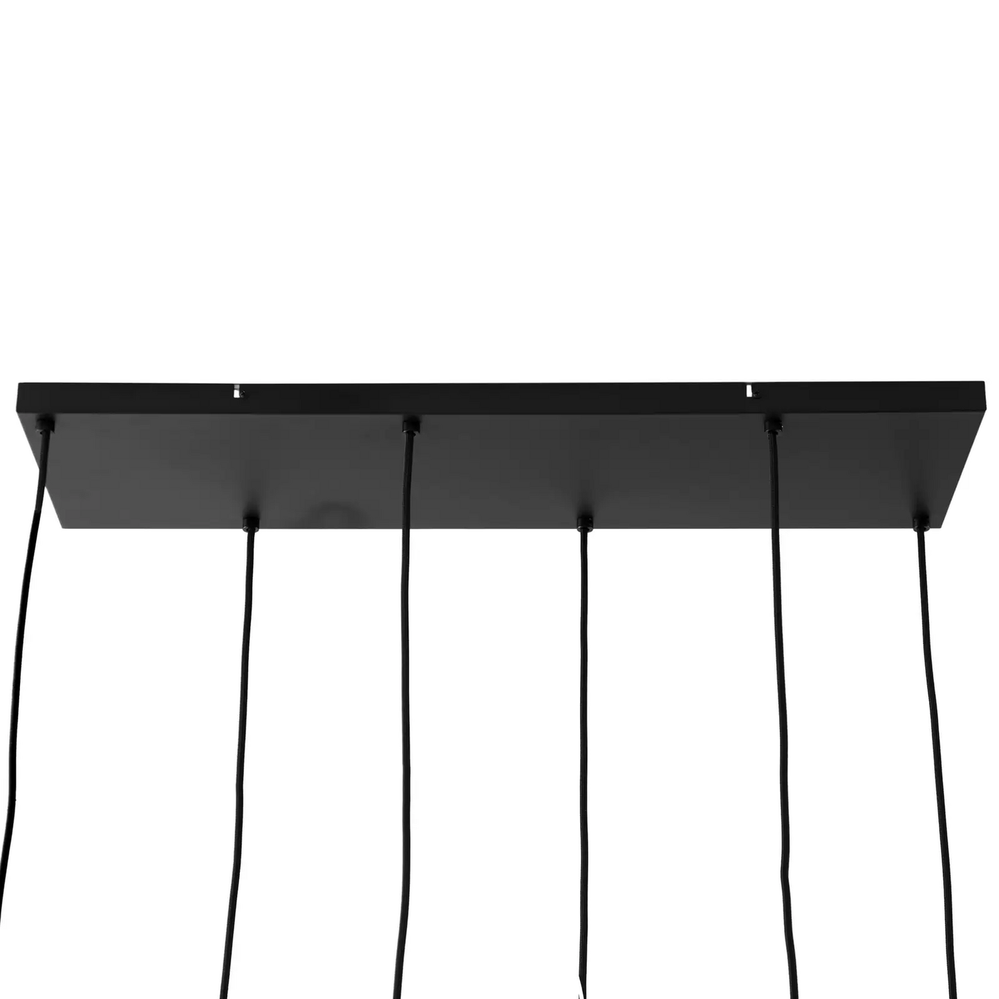 Lindby hengilampi Ovelia svart/brúnt/beige járnhengilampi ljós