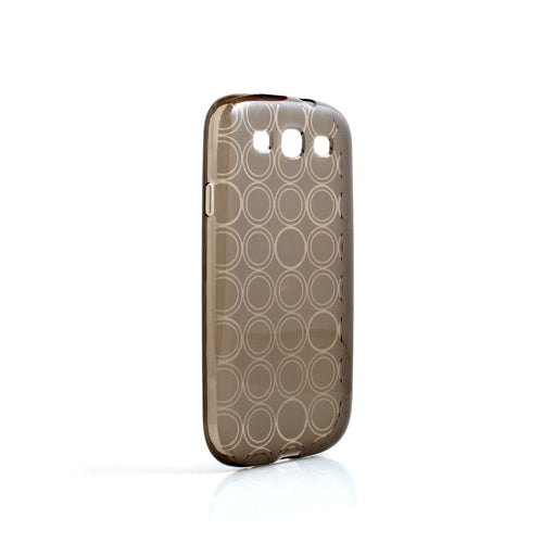 TPU sílikon hulstur fyrir Samsung Galaxy S3 i9300, brúnt