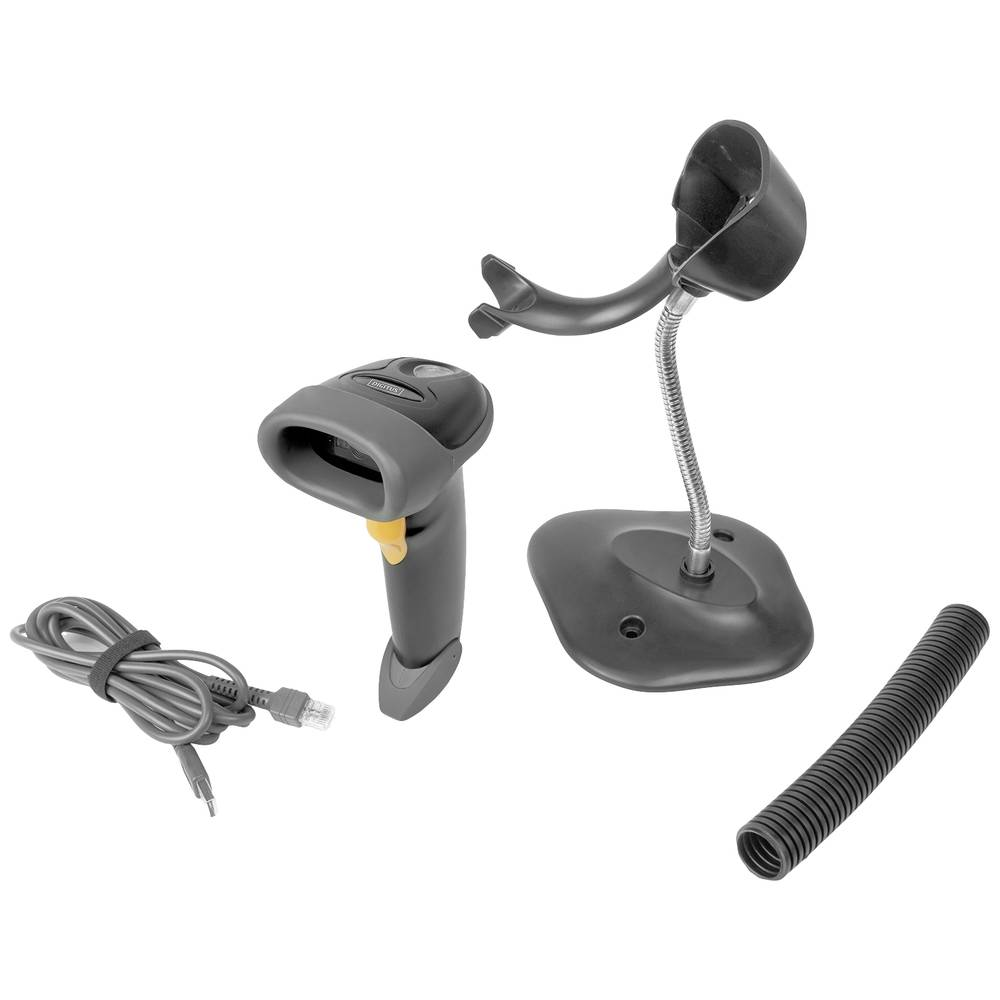 B-flokks Digitus Da 81003 2D Strikamerkjaskanni 1D 2D LED Svartur Handfesta Skanna Inntakstæki 732