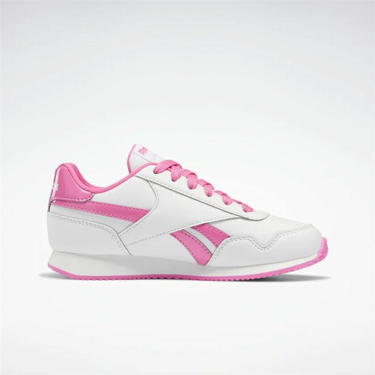 Reebok Royal Classic Jogger 3.0 children's sports shoes in pink and white