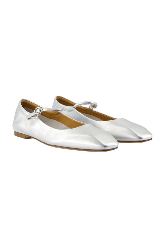 Uma Ballerinas - Aeyde - Leder - Silber