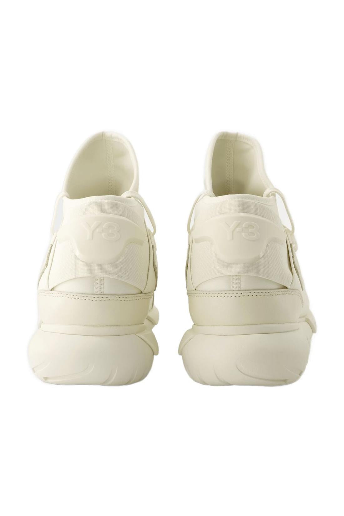 Qasa Sneakers - Y-3 - Leder - Beige/Weiß
