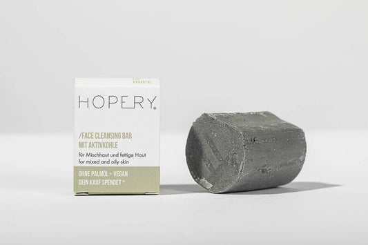 /Hopery - Face Cleansing Bar mit Aktivkohle