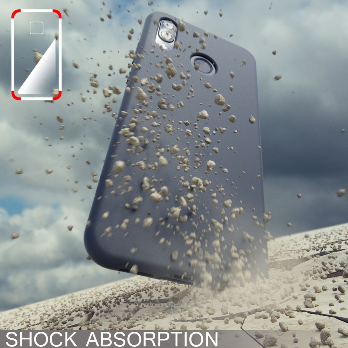 NALIA Hülle Handyhülle für Huawei P20 Lite, Ultra-Slim TPU Silikon Neon Case