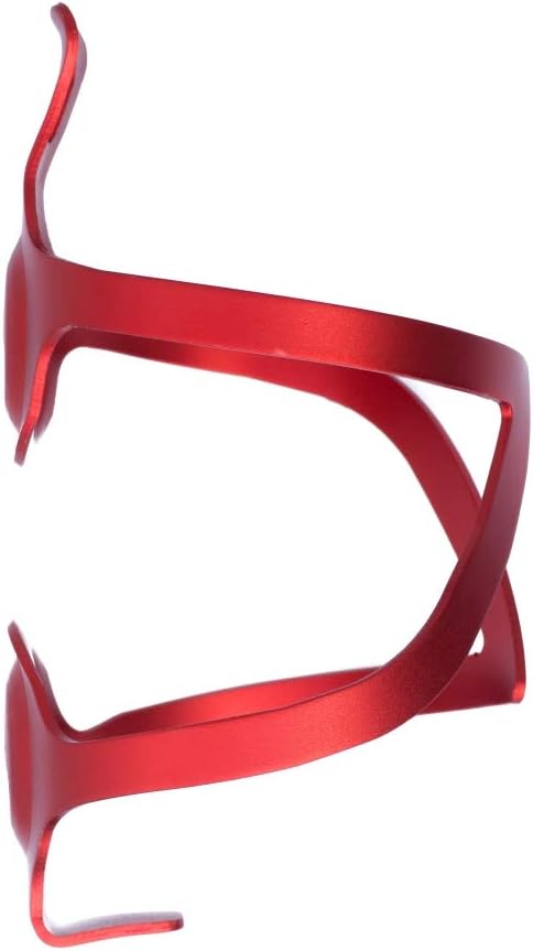 SYSTEM-S bicycle bottle holder mount made of metal in red