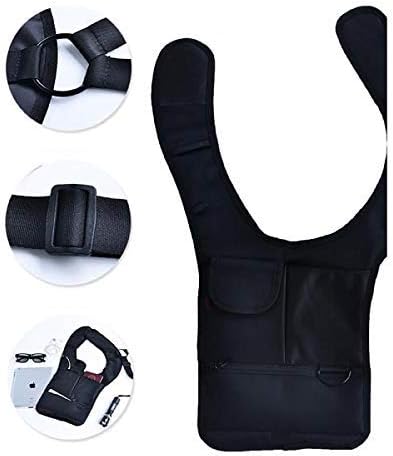 System-S Unterarm Tasche Schultertasche Sicherheitstasche Holster Umhängetasche für Tablet PC und vieles mehr