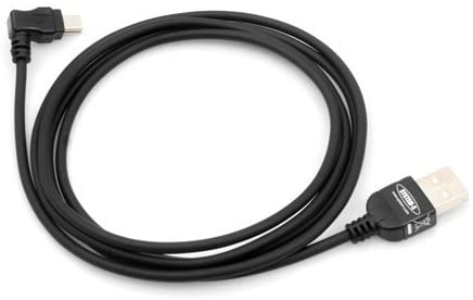System-S 3m Mini USB snúra, 90° rétt hornuð