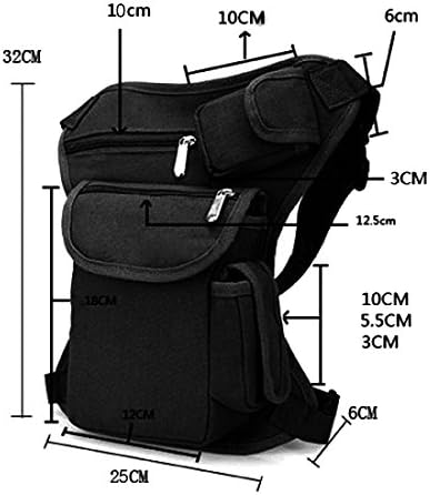 SYSTEM-S Multi Leg Bag Bag Pad Pad Pad Pad Pad Pad Pad Pad Pad Pad Pad Pad Pad in Black