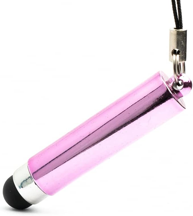 Touchpen Stylus aus Aluminium mit Kopfhöreranschluss Pink für Tablet Smartphone