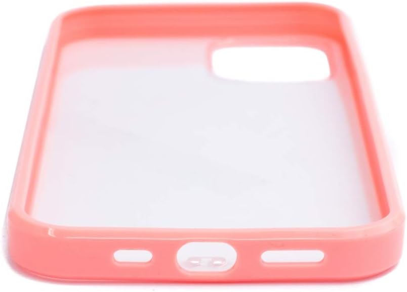 SYSTEM-S Schutzhülle aus Silikon in Pink Transparent Hülle kompatibel mit iPhone 12 Mini