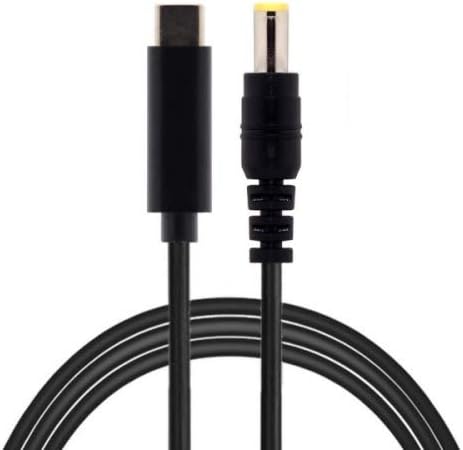 SYSTEM-S USB 3.1 snúra 145 cm Type C tengi í DC 20 V 5,5 x 1,1 mm tengi