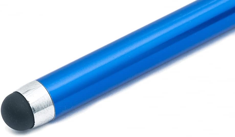 SYSTEM-S Touchpen Stylus in blue made of aluminum for tablet smartphone laptop