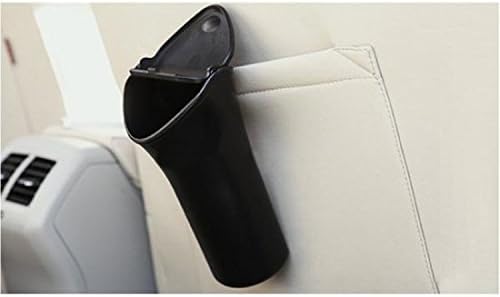 SYSTEM-S Car Mini Trash can with lid in red