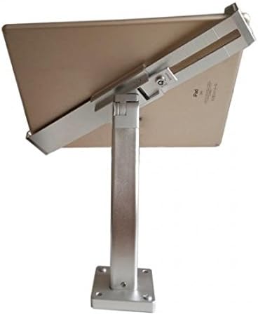 System-S Universal Präsentation Wandhalter mit gebogenem Haltearm abschließbar Wandhalterung für Tablet PC´s von 7- 10 Zoll