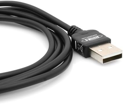 System-S Micro USB cable data cable charging cable with 90° angle plug right 140 cm