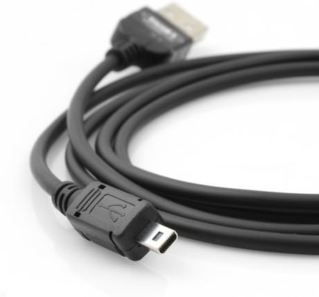 System-S 100 cm 8-pin USB male to USB A male data cable for Nikon Coolpix UC-E6 UC-E16 UC-E17