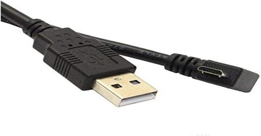 Micro USB cable right angled plug to USB 2.0 Type A (male) approx. 5m