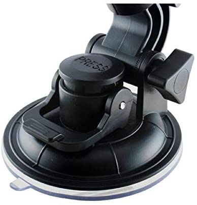 SYSTEM-S Car Suction Cup Mount with 1/4 Camera Screw 360° Rotatable for GoPro Car Camera