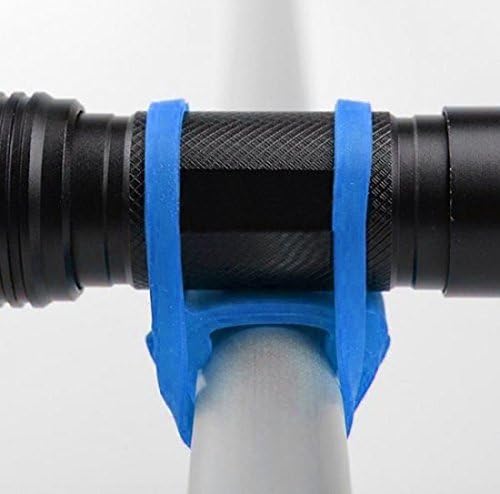 System-S silicone band bicycle light mount attachment flashlight holder