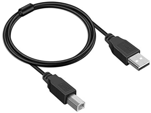 System-S USB Type A to USB Type B cable with ferrite core 9m extra long